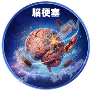 全身への影響A【脳梗塞】