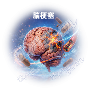 全身への影響B【脳梗塞】