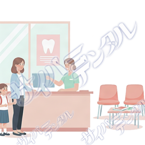 イラスト【受付】C