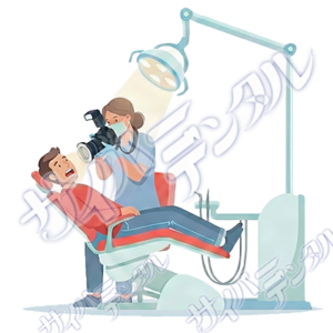イラスト【検査】口腔内写真D